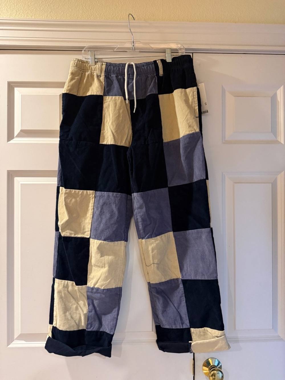 Urban Outfitters Patchwork Pull-On Pants L NWT Urban Renewal Remade - Picture 8 of 8